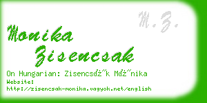 monika zisencsak business card